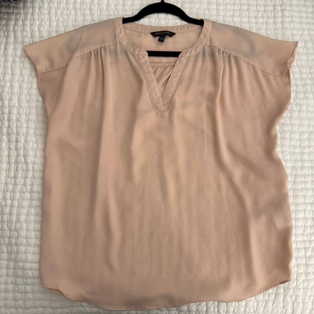 Banana Republic Light Pink Blouse